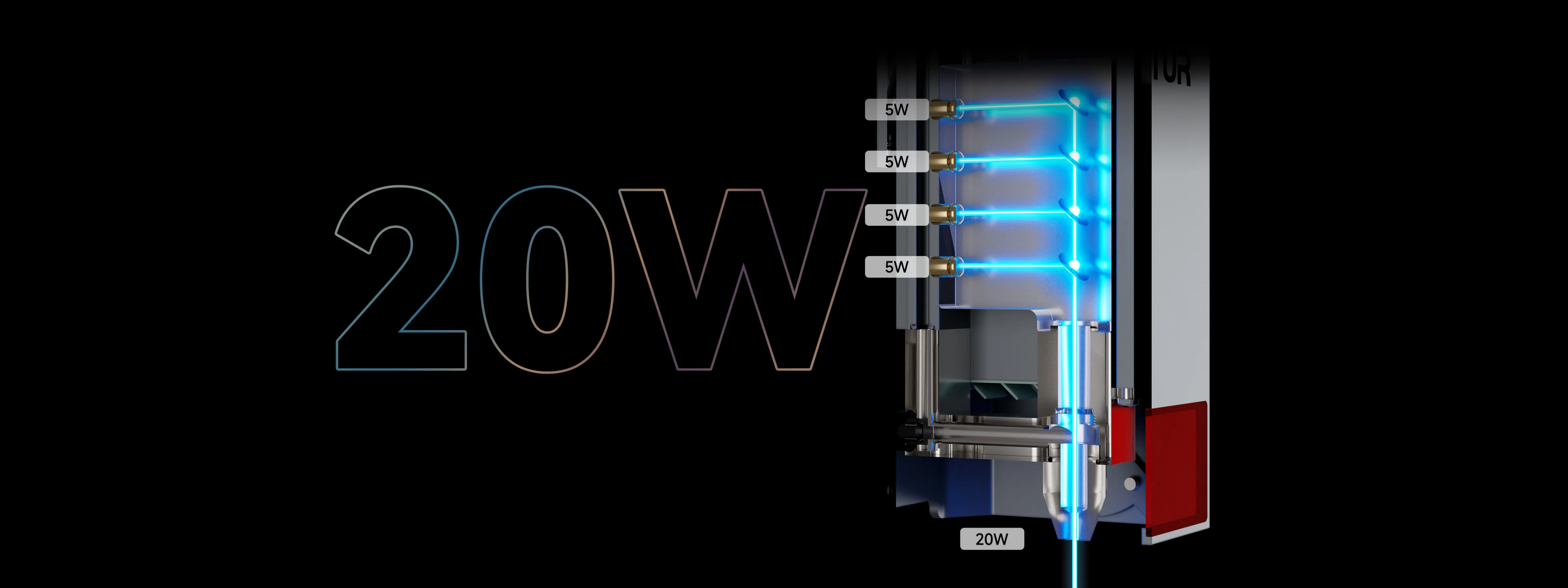 Ortur 20W Laser Module LU3-20A breakthrough cos packaging technology