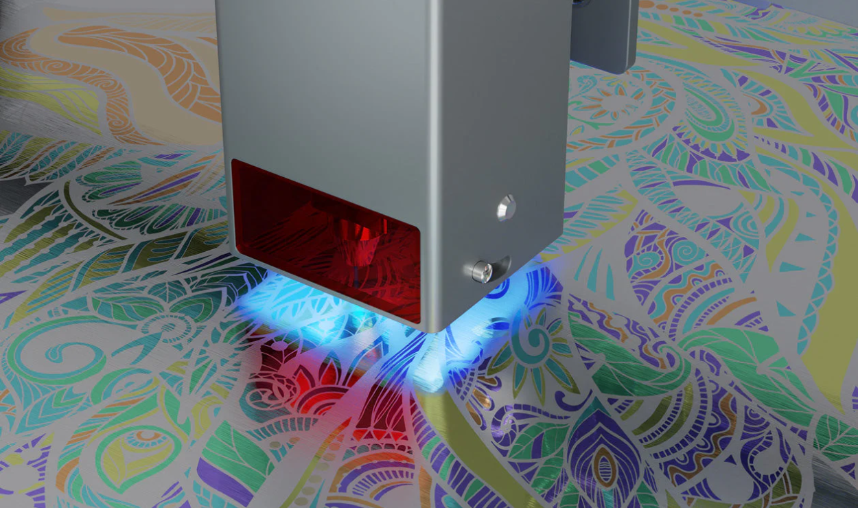 Ortur 20W Laser Module LU3-20A explores 380 colors on stainless steel