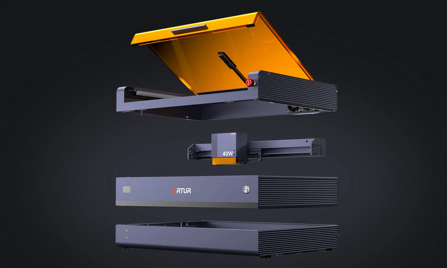 Ortur H20 three layer quick assembly