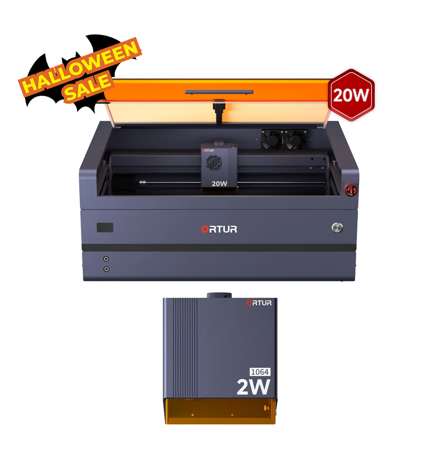 ortur h20 laser engraving machine 20w 2w ir