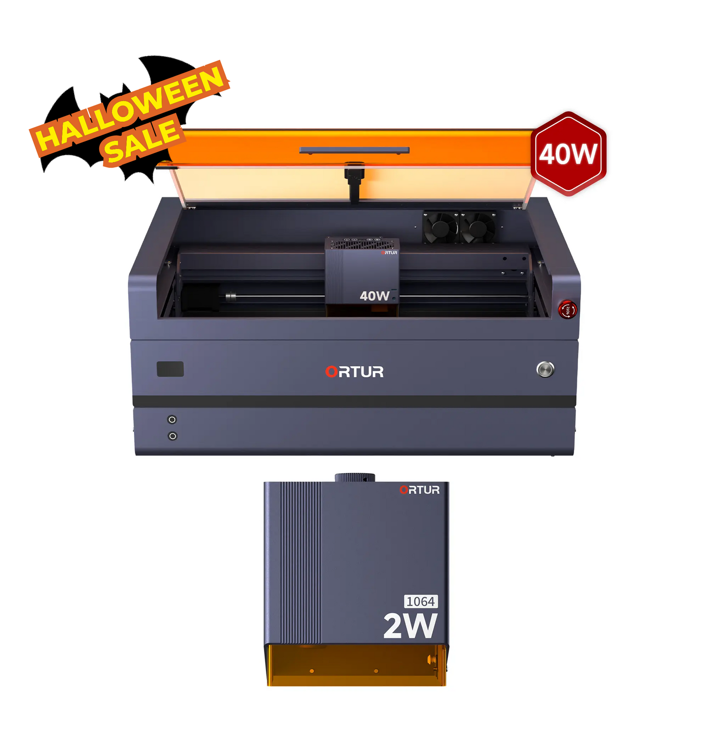 ortur h20 laser engraving machine 40w 2w ir