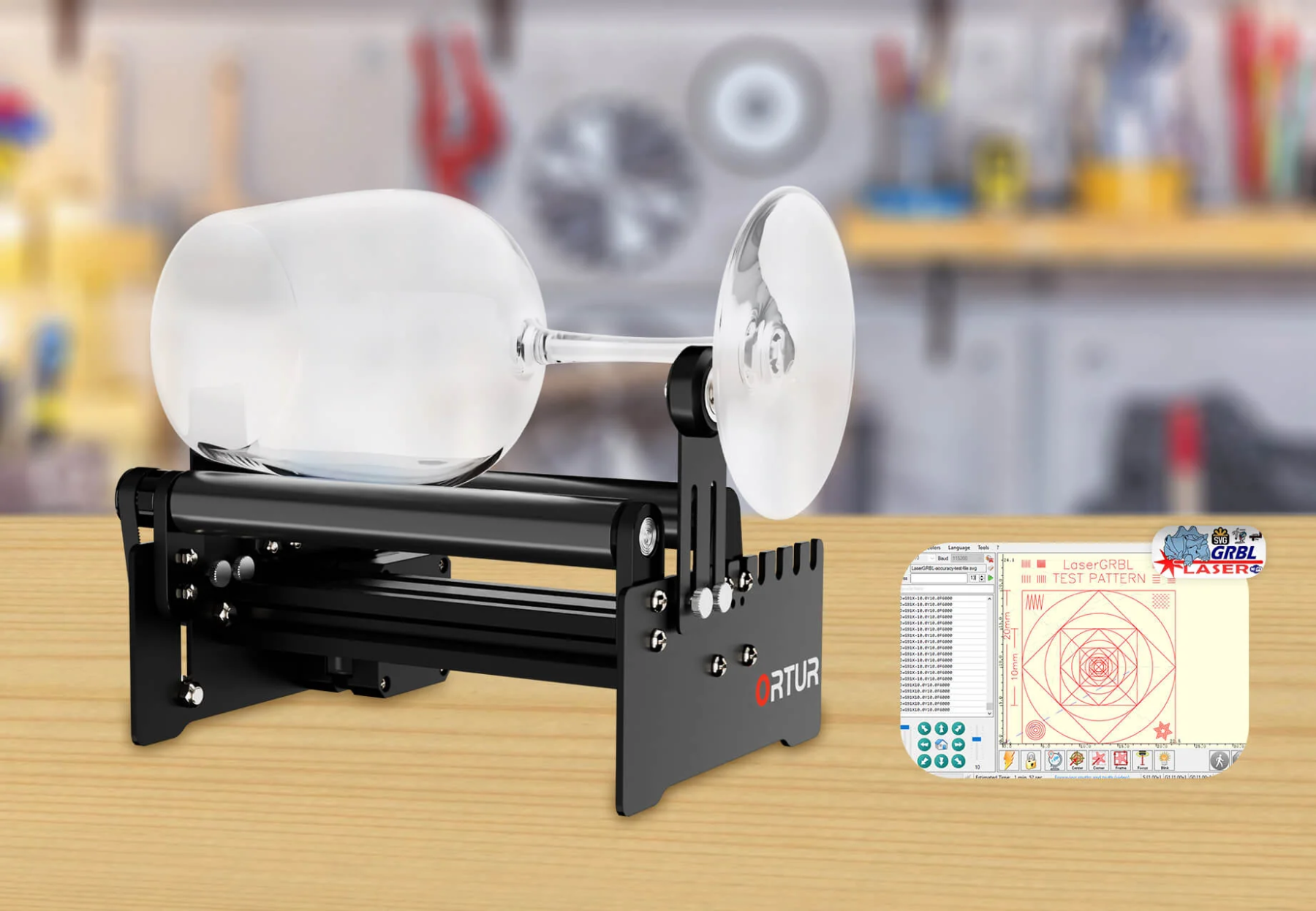 Ortur Laser Rotary Roller (YRR2.0) software compatibility setup