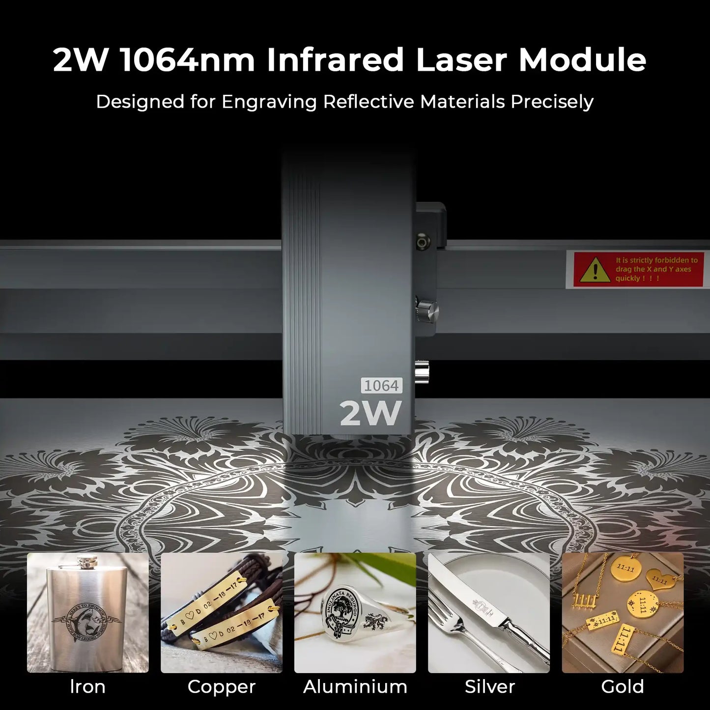 Ortur 2W 1064nm Infrared Laser Module LR4-2B