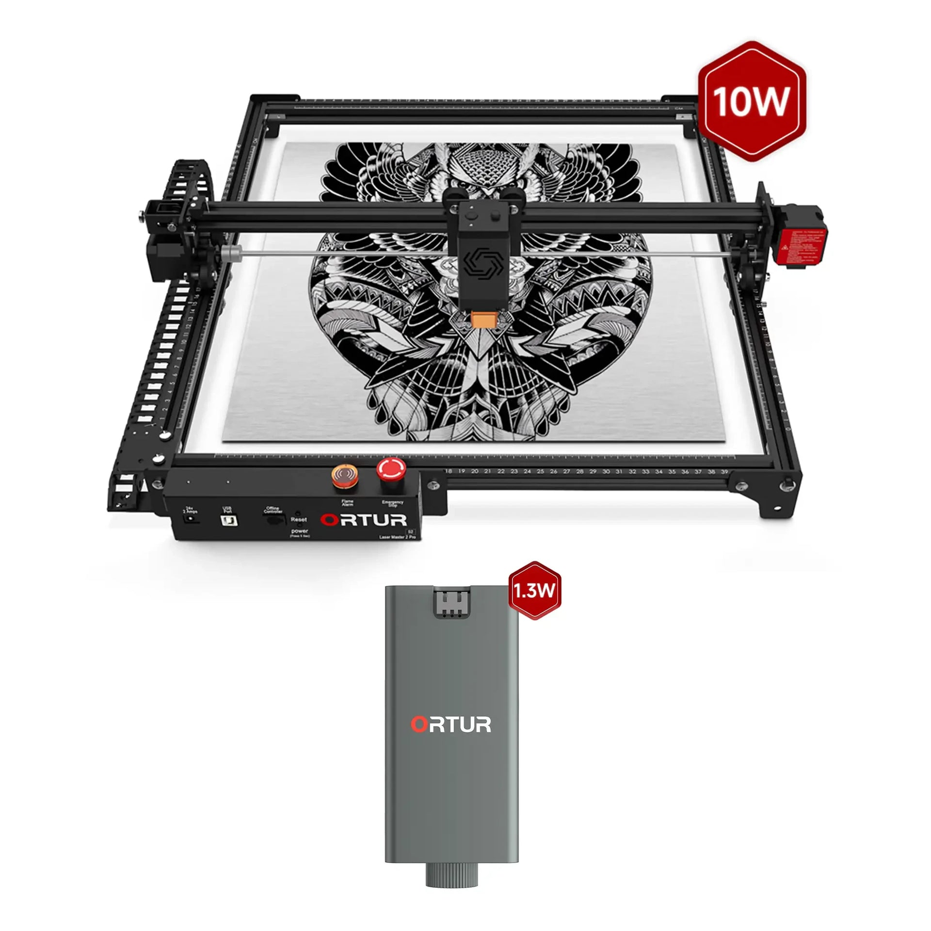 Ortur Laser Master 2 Pro S2 Laser Engraver & Cutter 1.6W/5.5W/10W
