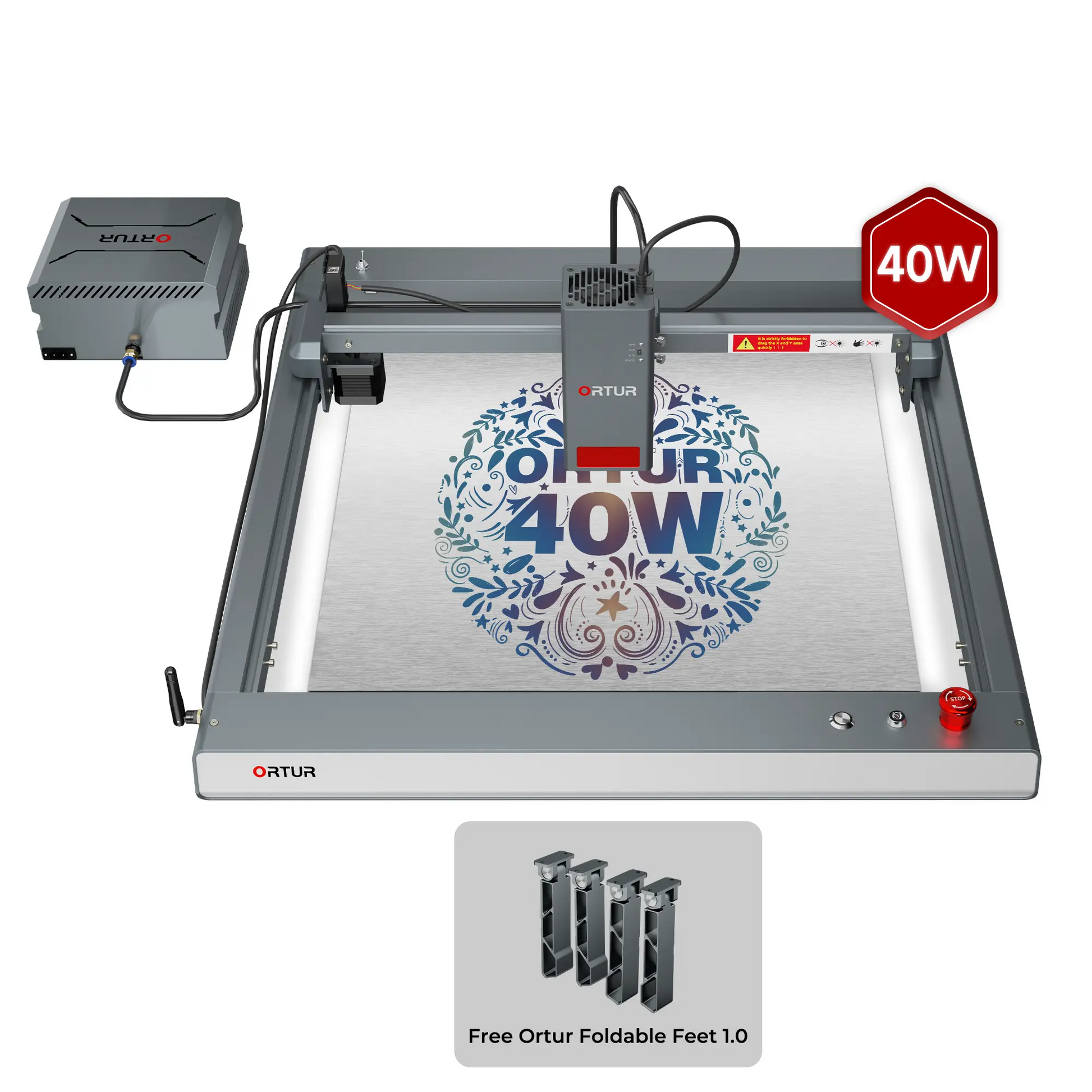 Ortur Laser Master 3 (LM3) Laser Engraving & Cutting Machine 40W (with Free Air Pump & FFT1.0)