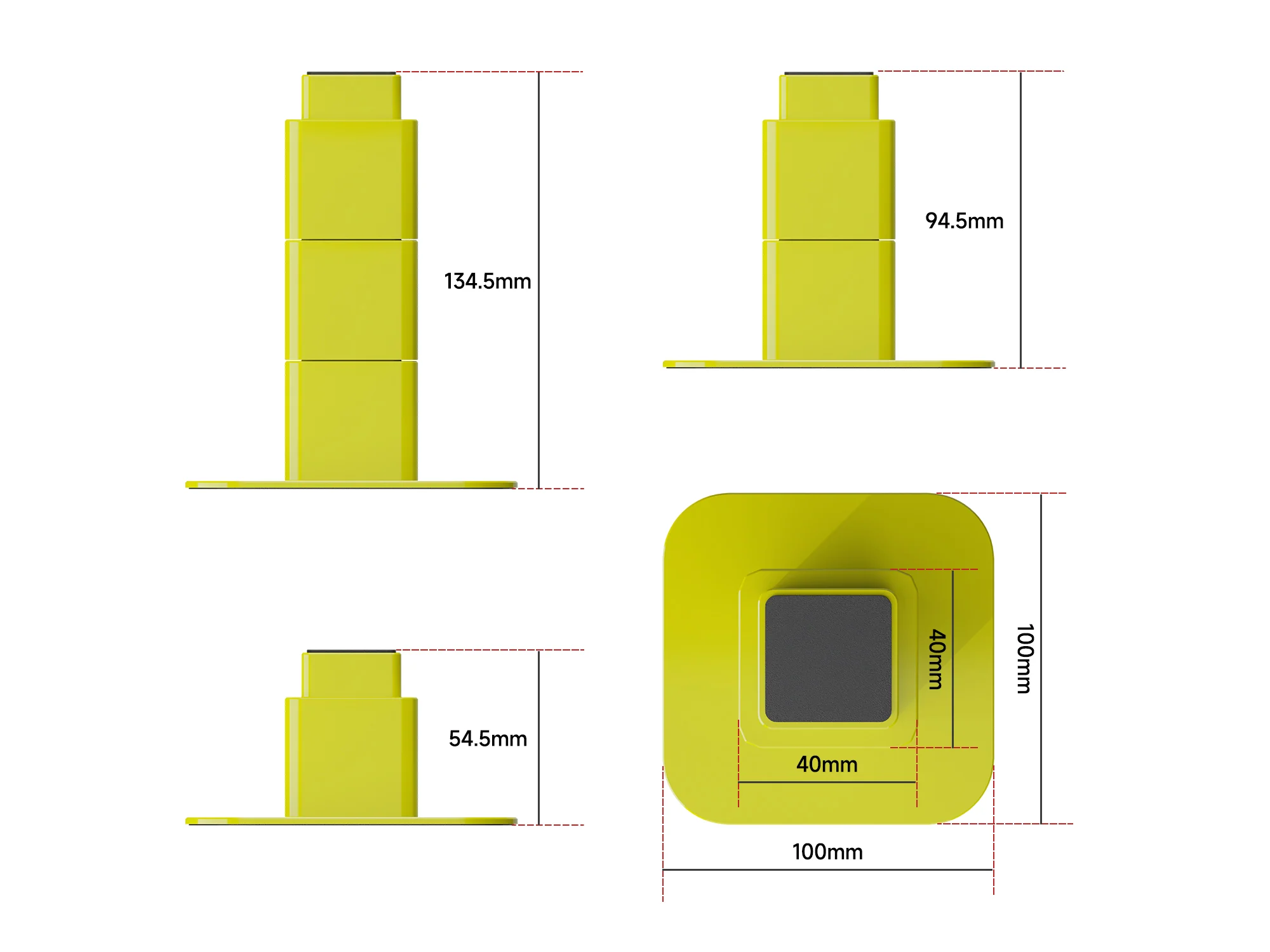 Ortur Universal Raisers product size